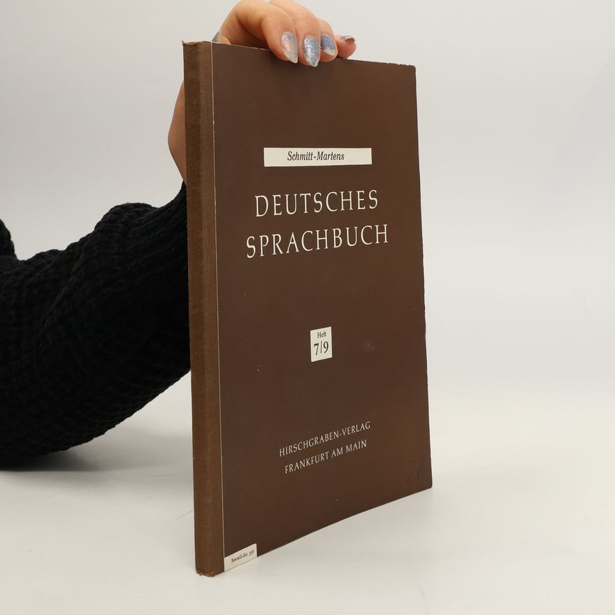 Johann August Schmitt Deutsches Sprachbuch. Heit 7/8