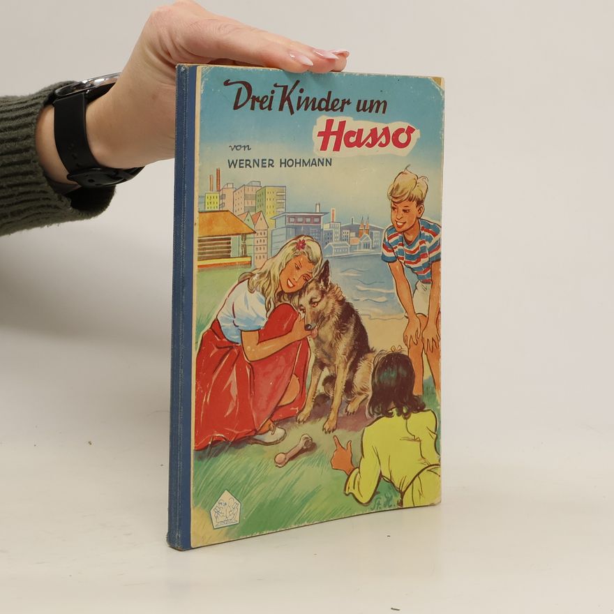 Werner Hohmann Drei Kinder um Hasso