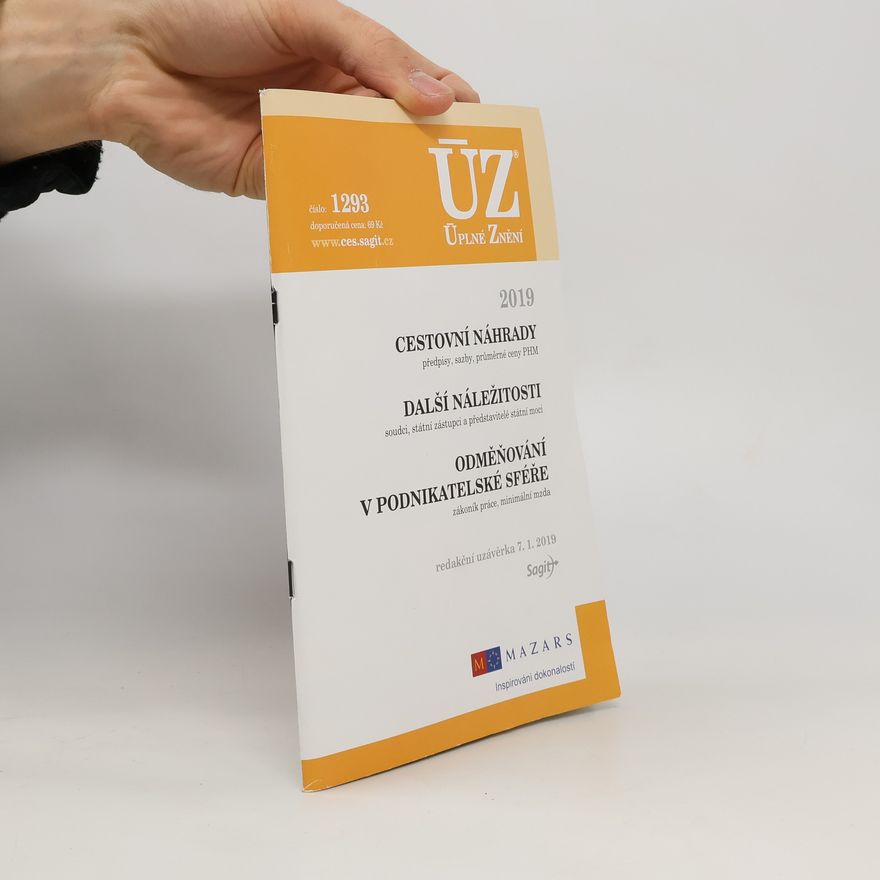 Sagit ÚZ č. 1293 - Cestovní náhrady, Odměňování v podnikatelské sféře 2019