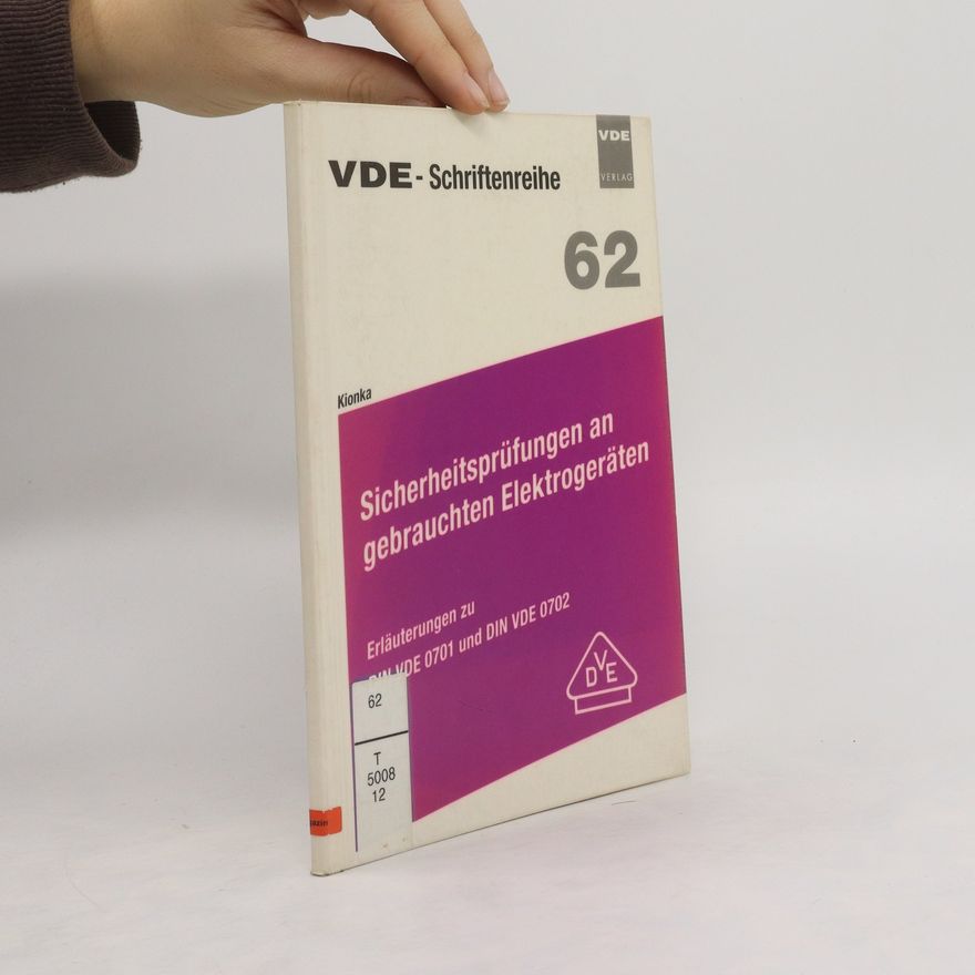Various authors Sicherheitsprüfungen an gebrauchten Elektrogeräten