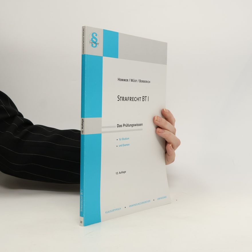 Karl-Edmund Hemmer Strafrecht BT 1