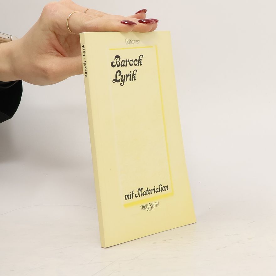 Autorenkollektiv Barock Lyrik mit Materialien