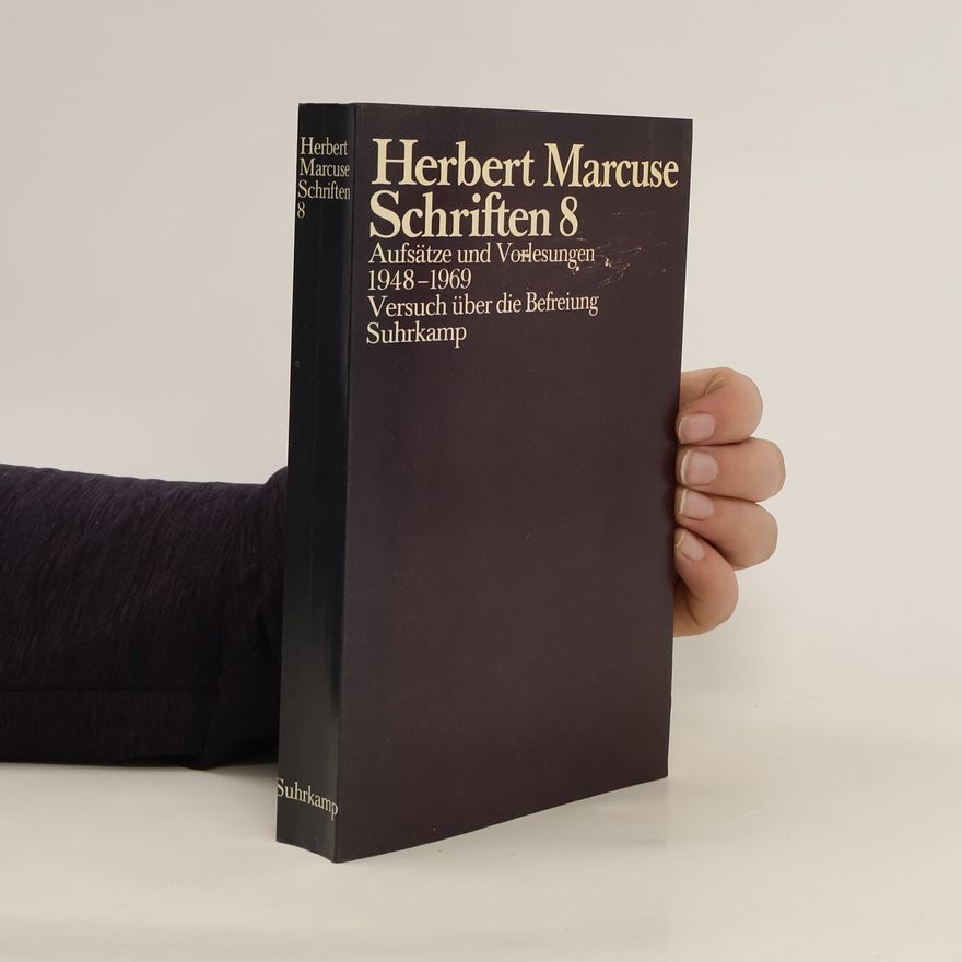 Herbert Marcuse Schriften 8. Aufsätze und Vorlesungen 1948-1969