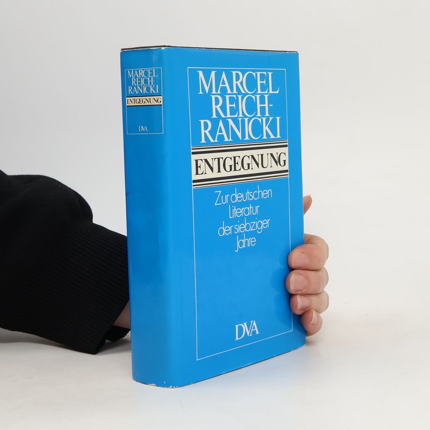 Marcel Reich Ranicki Entgegnung