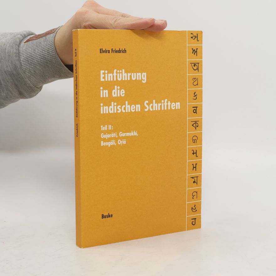 Elvira Friedrich Einführung in die indischen Schriften 2