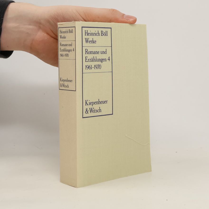 Heinrich Böll Werke Romane und Erzählungen 4 1961-1970