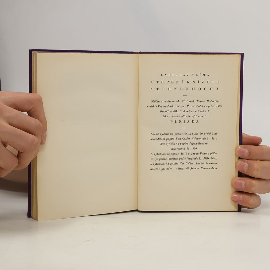 Ladislav Klíma Utrpení knížete Sternenhocha 1928