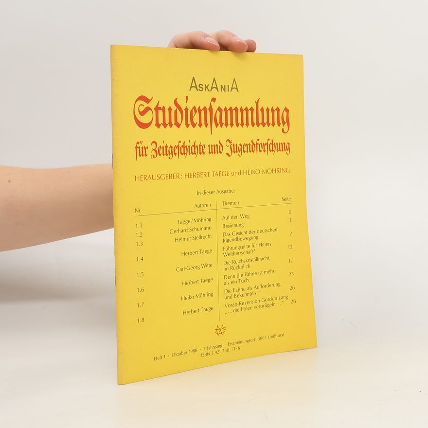Heiko Möhring Hrsg Studiensammlung für Zeitgeschichte und Jugendforschung