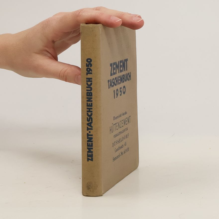 Autorenkollektiv Zement Taschenbuch 1950