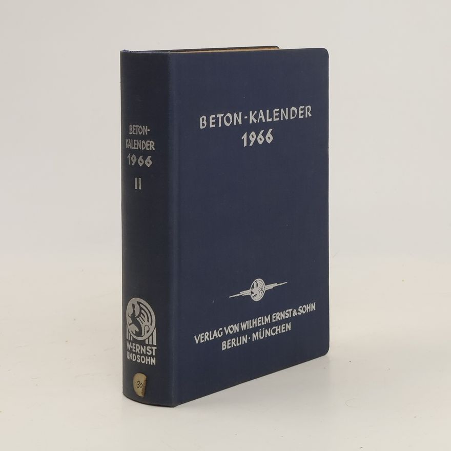 Autorenkollektiv Beton-Kalender 1966