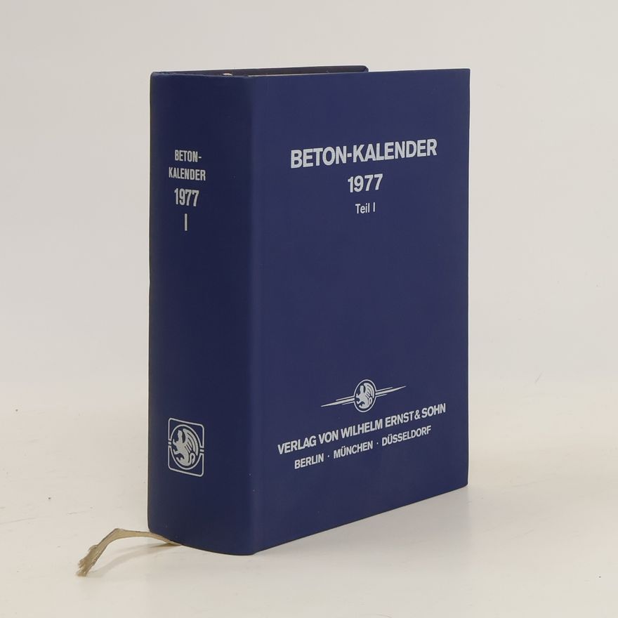 Various authors Beton-Kalendar 1977. Teil II