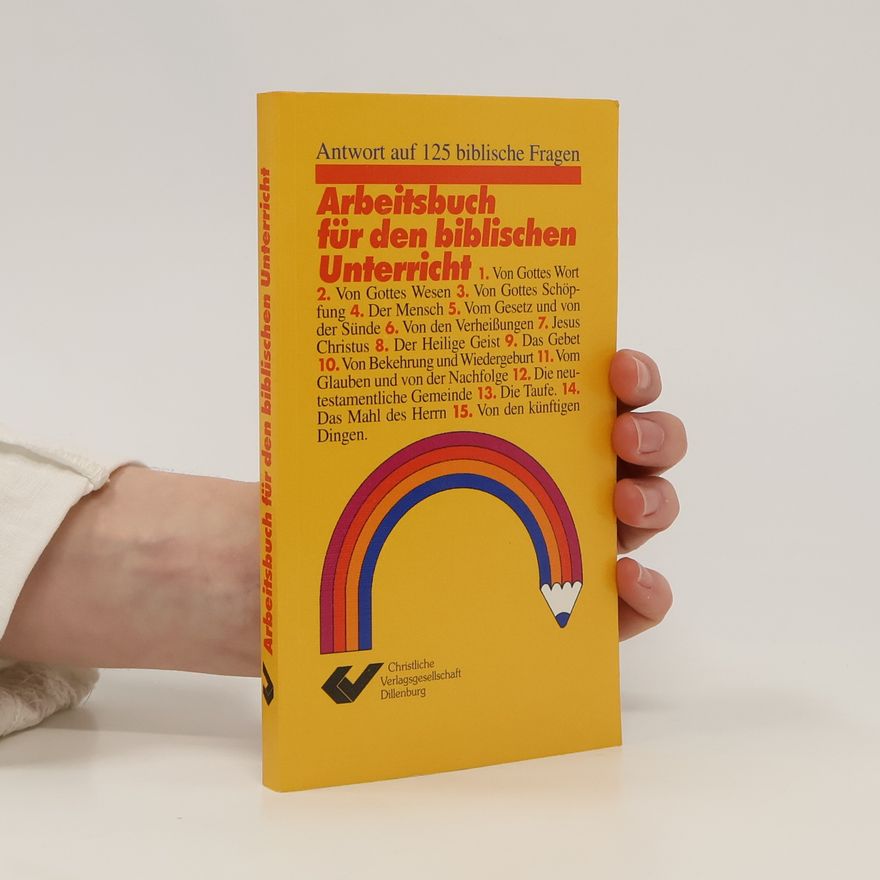 Dieter Boddenberg Arbeitsbuch für den biblischen Unterricht