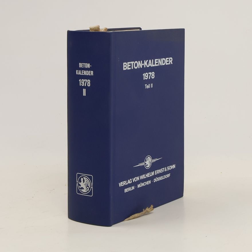 Various authors Beton-Kalender 1978