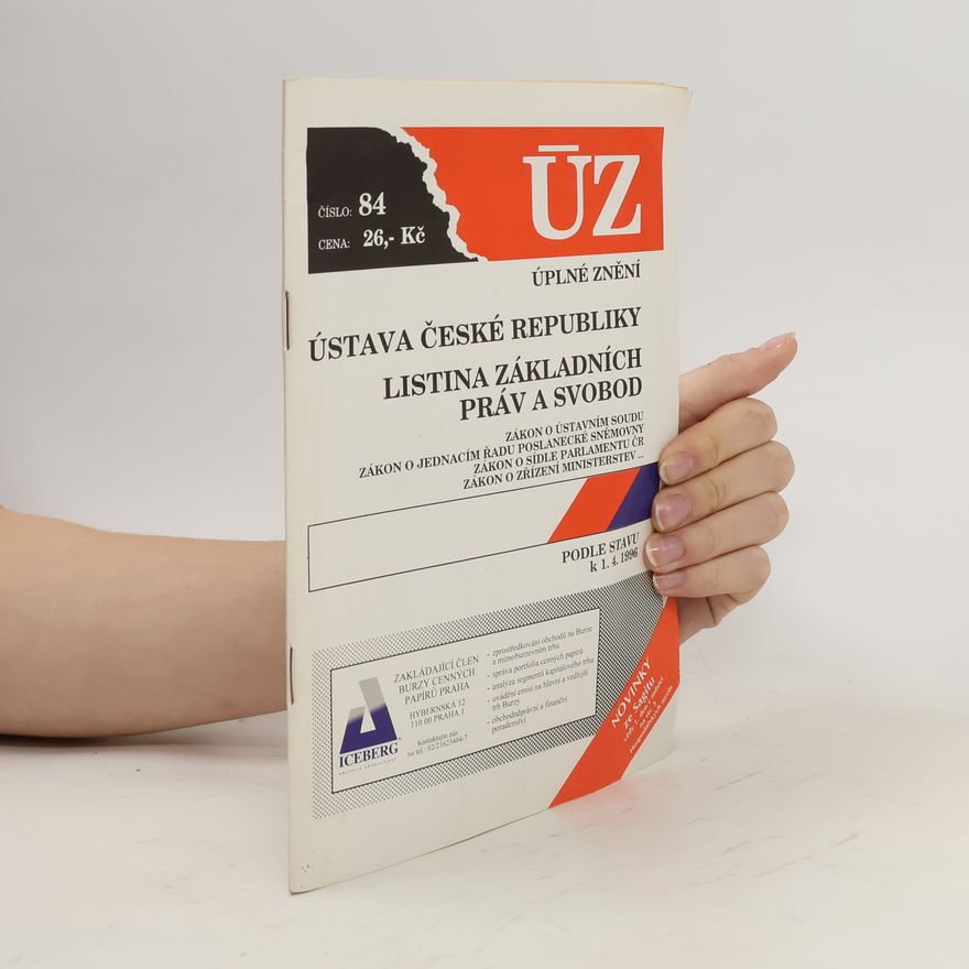 Kolektiv autorů Ústava České republiky. Listina základních práv a svobod