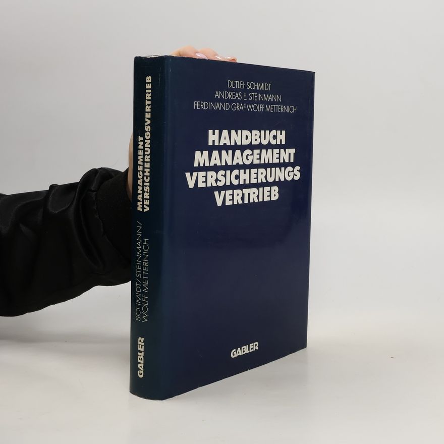 Detlef Schmidt Handbuch Management Versicherungsvertrieb