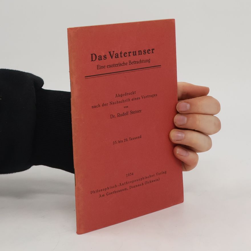 Rudolf Steiner Das Vaterunser