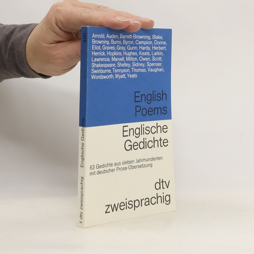 Dieter Mehl English poems
