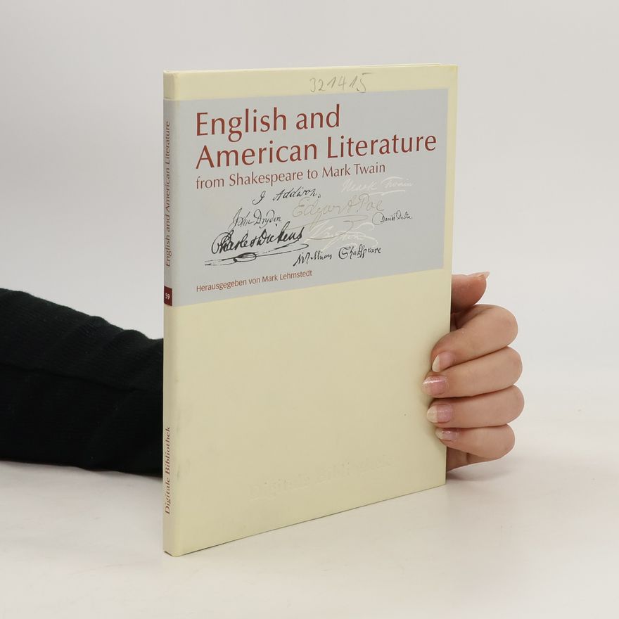 Mark Lehmstedt English and American literature