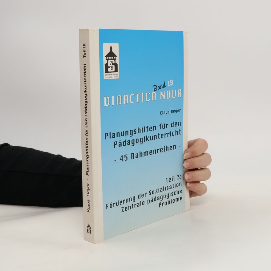 Klaus Beyer Planungshilfen für den Pädagogikunterricht