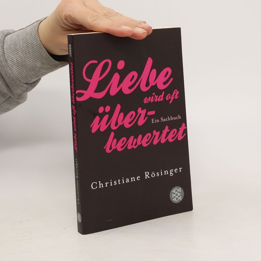 Christiane Rösinger Liebe wird oft überbewertet