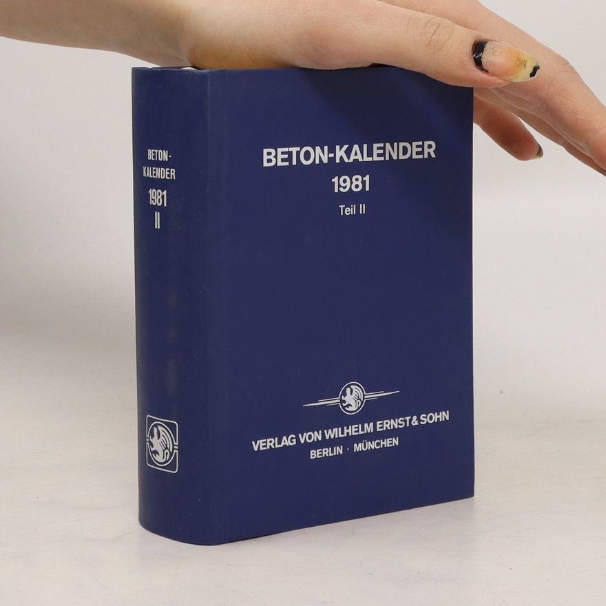 Various authors Beton-Kalendar 1981. Teil I