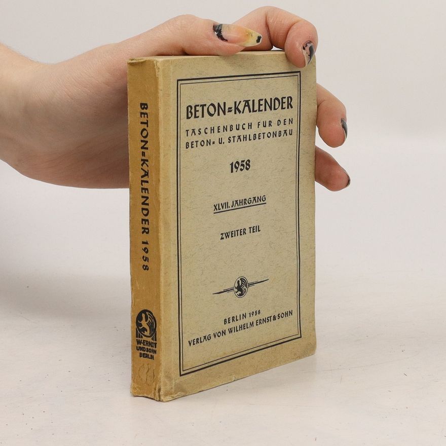 Collectif d'auteurs Beton-Kalender 1958