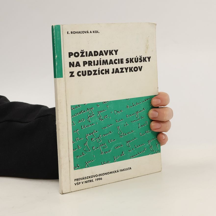 Various authors Požiadavky na prijímacie skúšky z cudzích jazykov