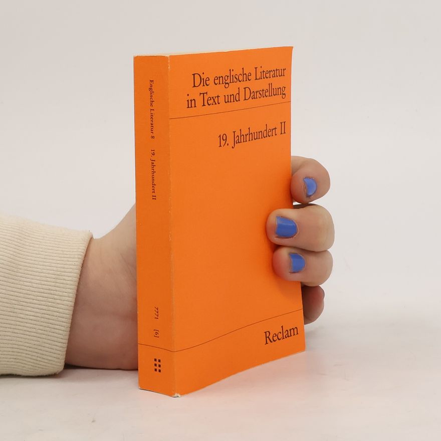 Bernhard Reitz Die englische Literatur in Text und Darstellung