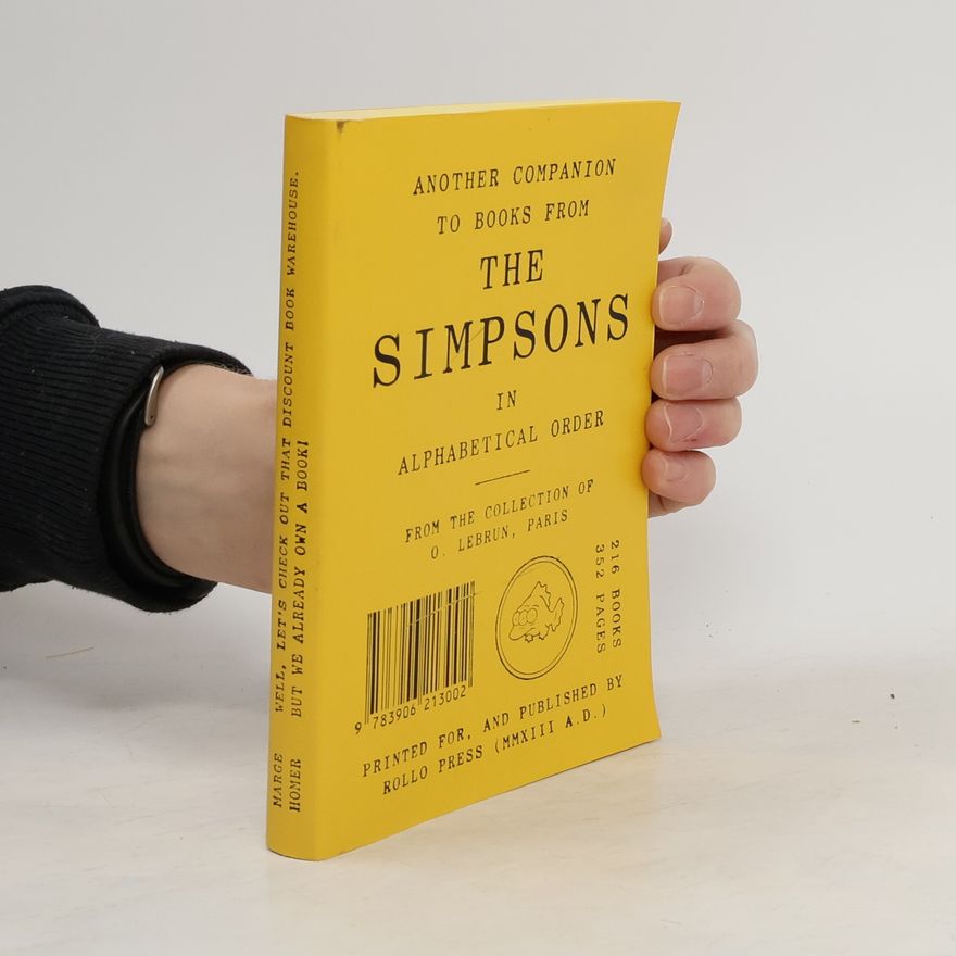 Oliver Lebrun A pocket companion to books from "The Simpsons" in alphabetical order