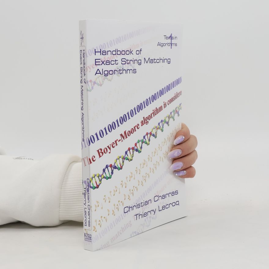 Christian Charras Handbook of Exact String Matching Algorithms