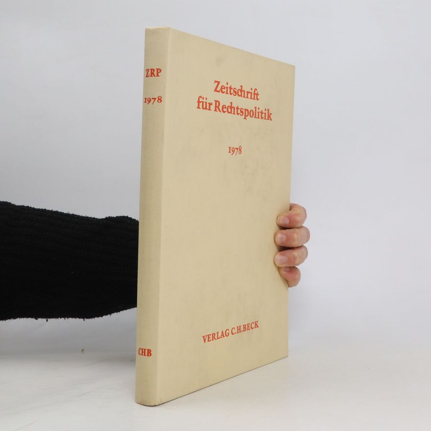 Kolektiv autorů Zeitschrift fűr Rechtspolitik 1978
