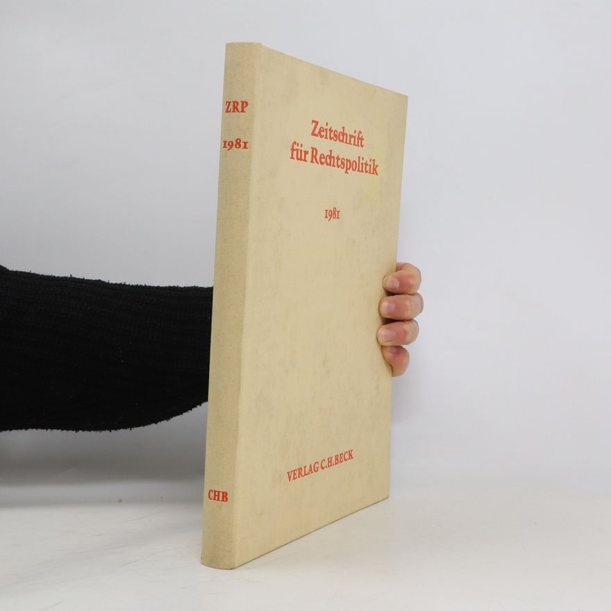 Kolektiv autorů Zeitschrift für Rechtspolitik 1981