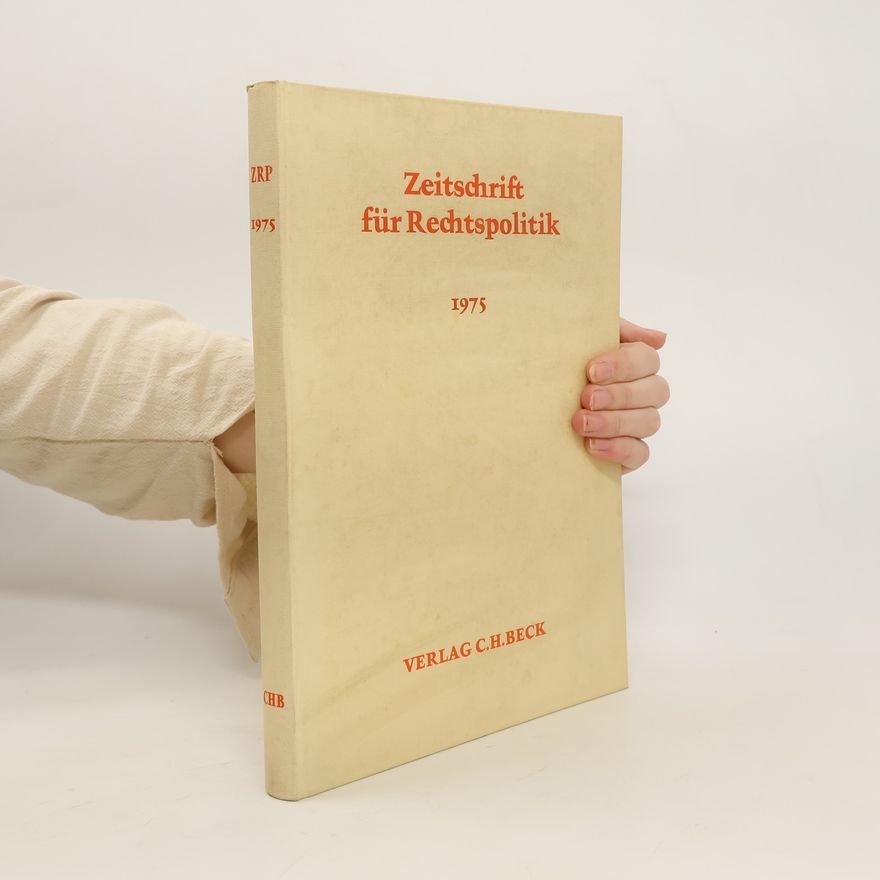 Autorenkollektiv Zeitschrift fűr Rechtspolitik 1975