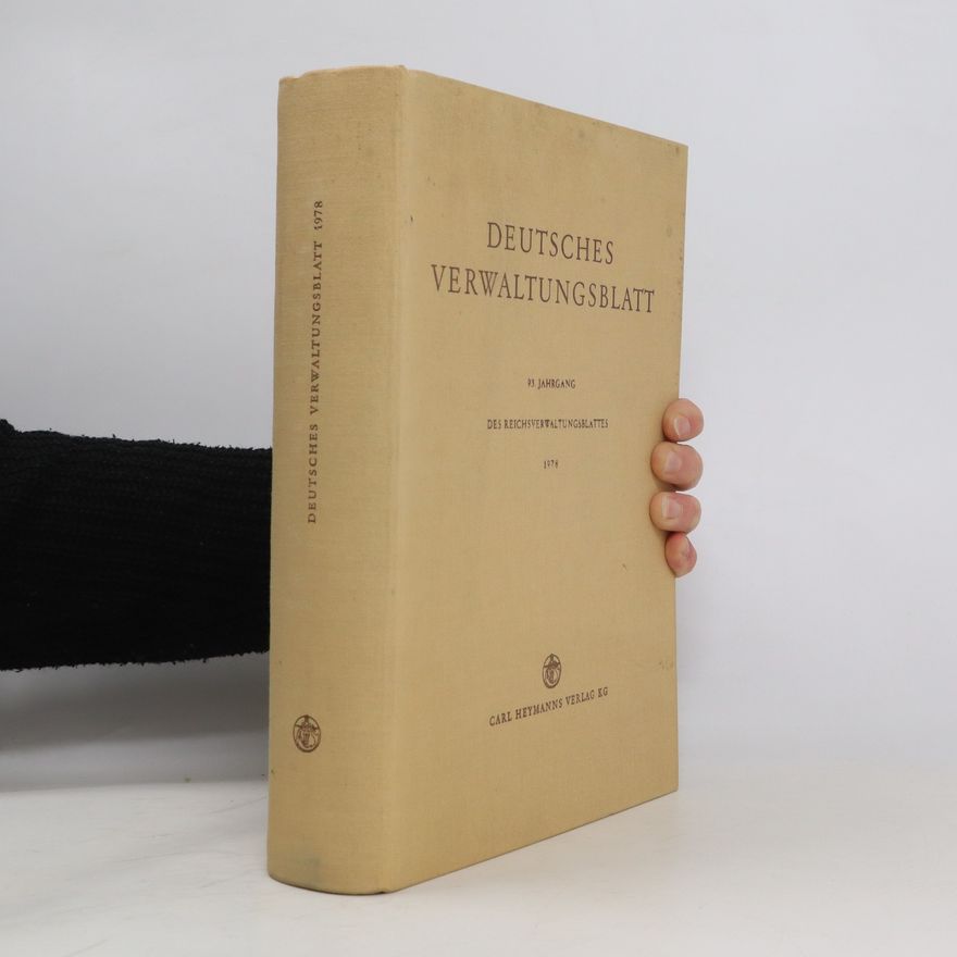 Autorenkollektiv Deutsches Verwaltungsblatt