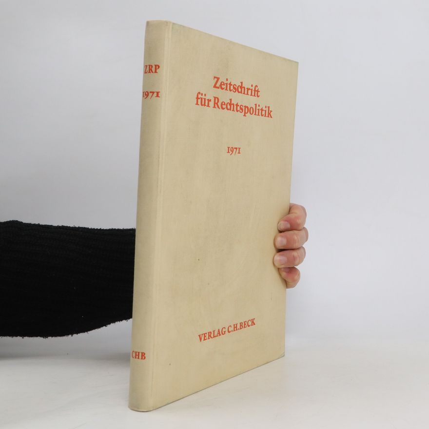 Kolektiv autorů Zeitschrift für Rechtspolitik