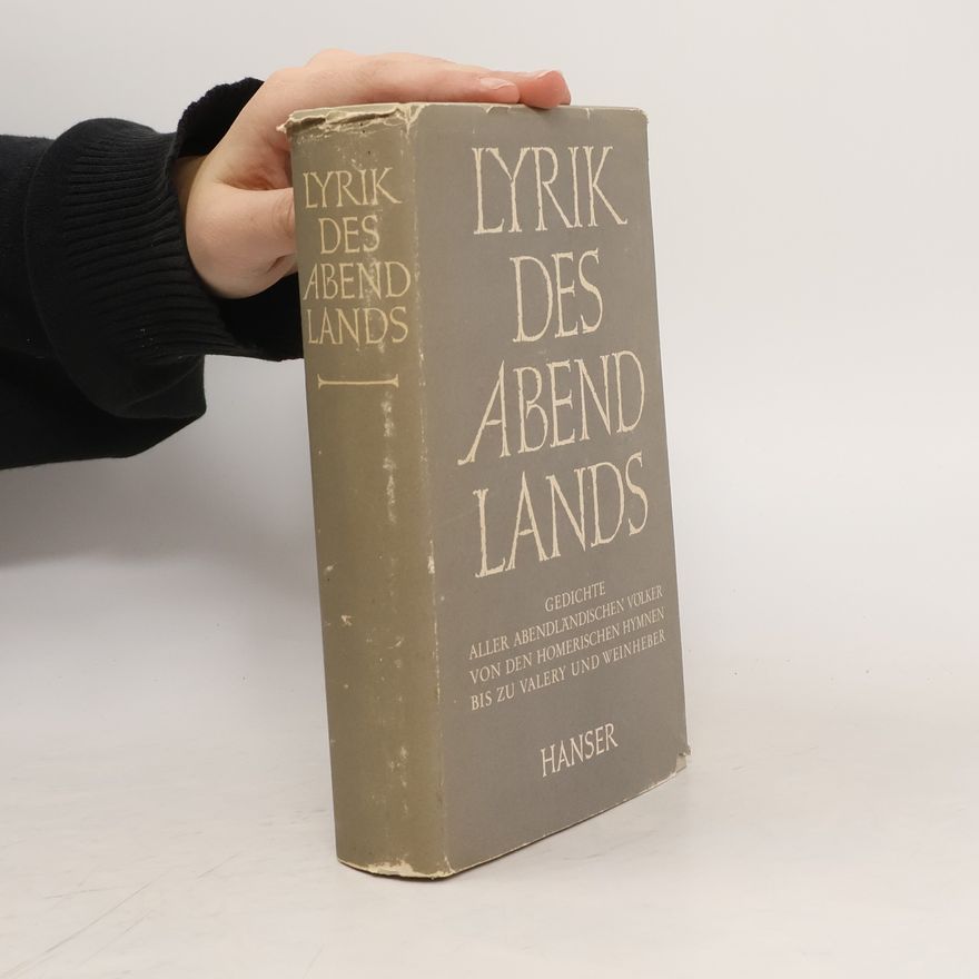 Carl Hanser Verlag Lyrik des Abend Lands