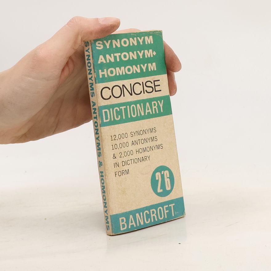 Autorenkollektiv Webster's Vest-Pocket. Synonyms, Antonyms and Homonyms