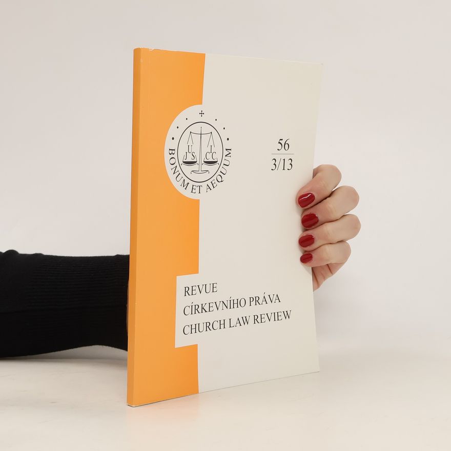 Autorenkollektiv Revue církevního práva. 56 - 3/13
