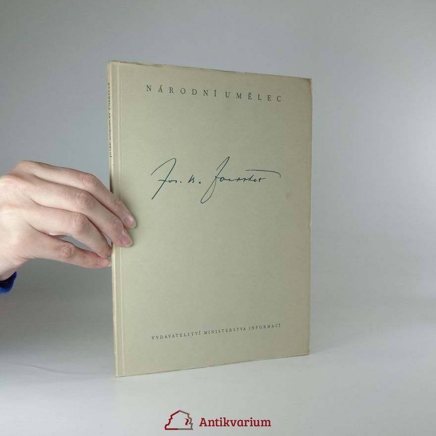 Jan Seidel Národní umělec Josef Bohuslav Foerster