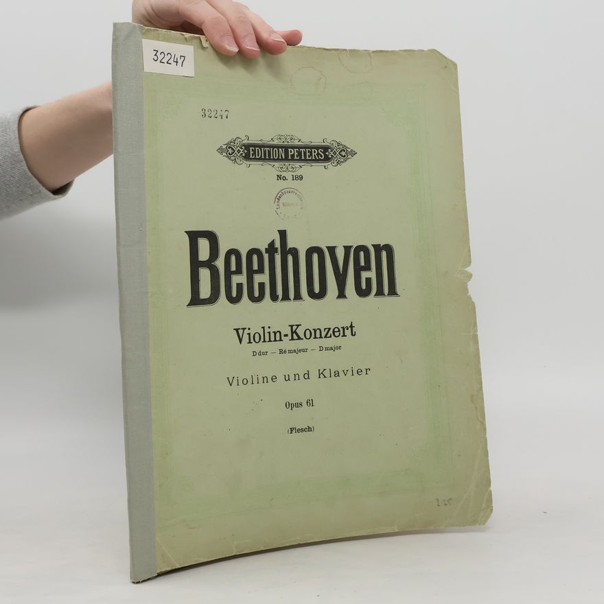 Ludwig van Beethoven Violin-Konzert. No. 189