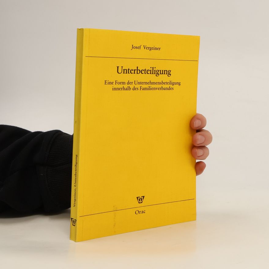 Josef Vergeiner Unterbeteiligung