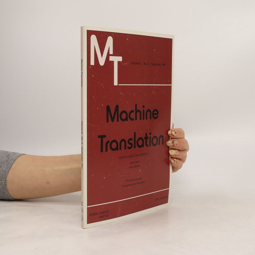 Kolektiv autorů Machine Translation 6 3/1991