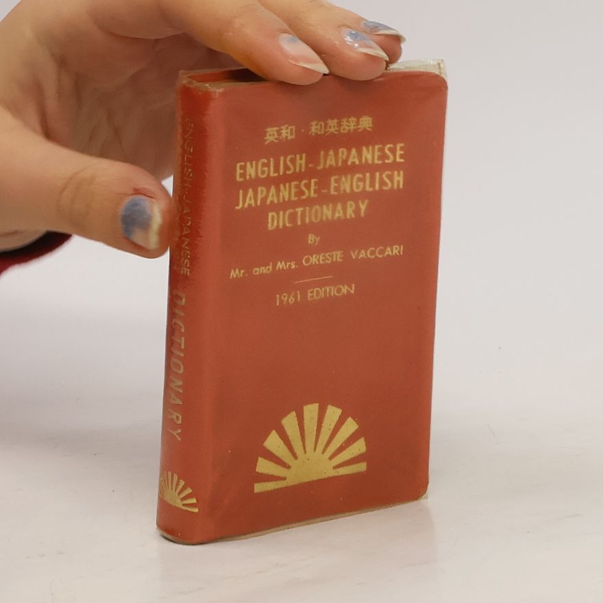 Oreste Vaccari English-Japanese, Japanese-English Dictionary