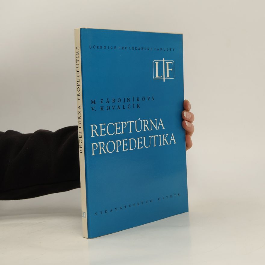 Collectif d'auteurs Receptúrna propedeutika