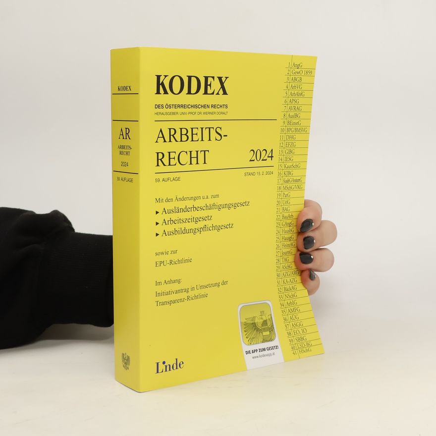 Gerda Ercher-Lederer KODEX. Arbeitsrecht 2024