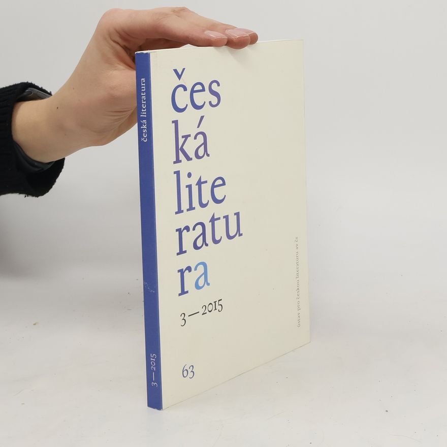 Various authors Česká literatura 3/2015