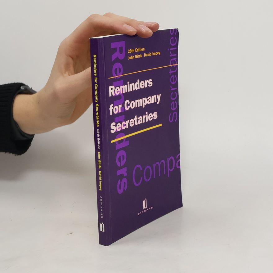 David Impey Reminders for Company Secretaries