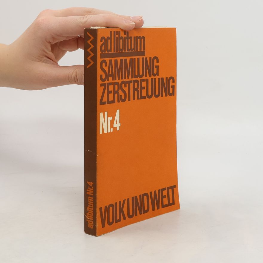 Various authors Sammlung Und Zerstreuung Nr. 4