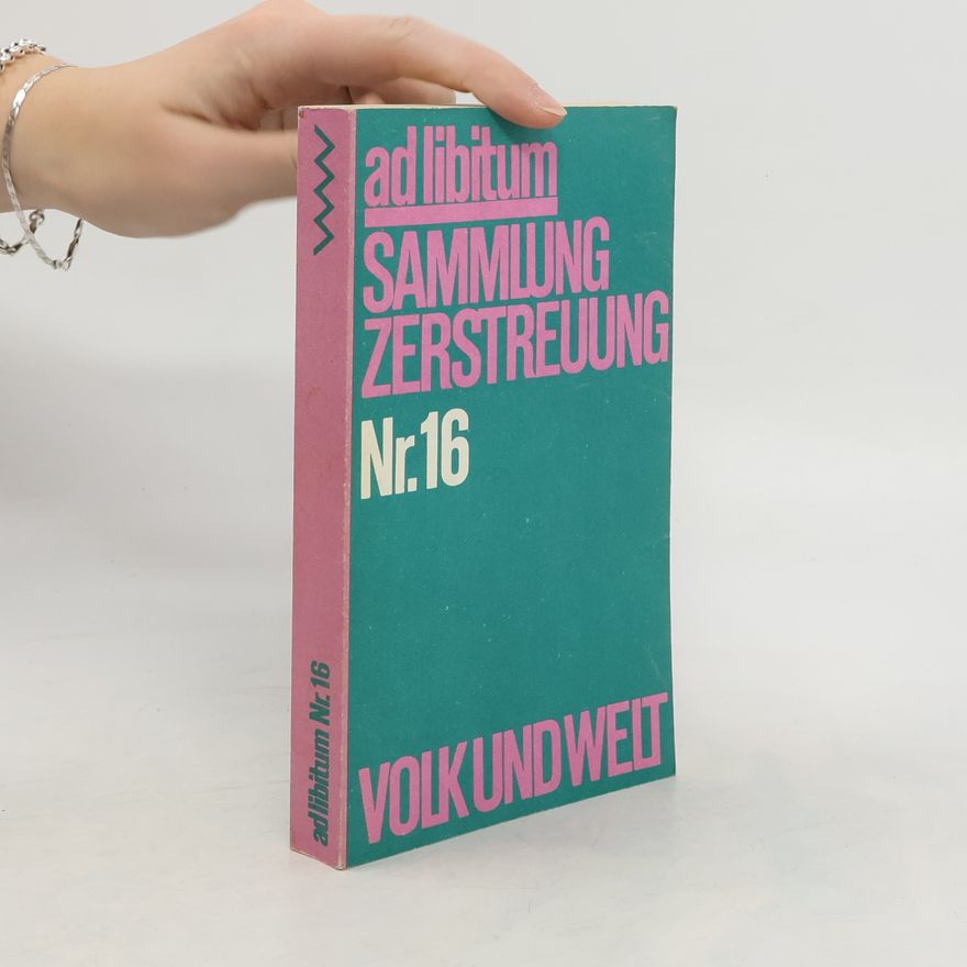 Reinhard Lehmann Ad libitum. Sammlung Zerstreuung. Nr.16
