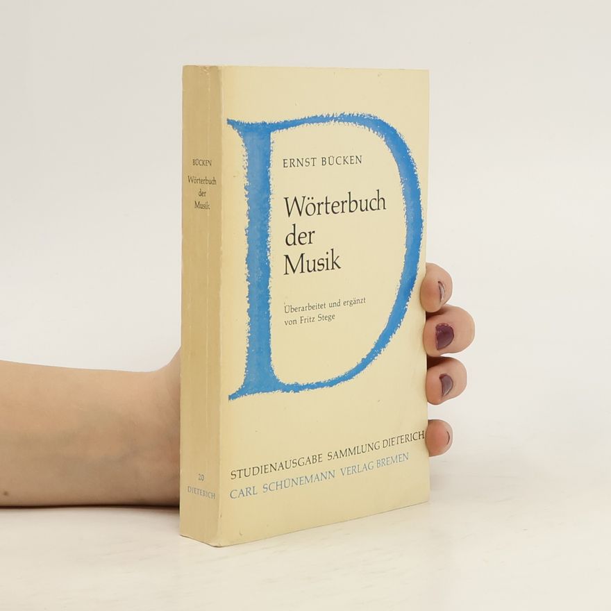 Ernst Bücken Wörterbuch der Musik